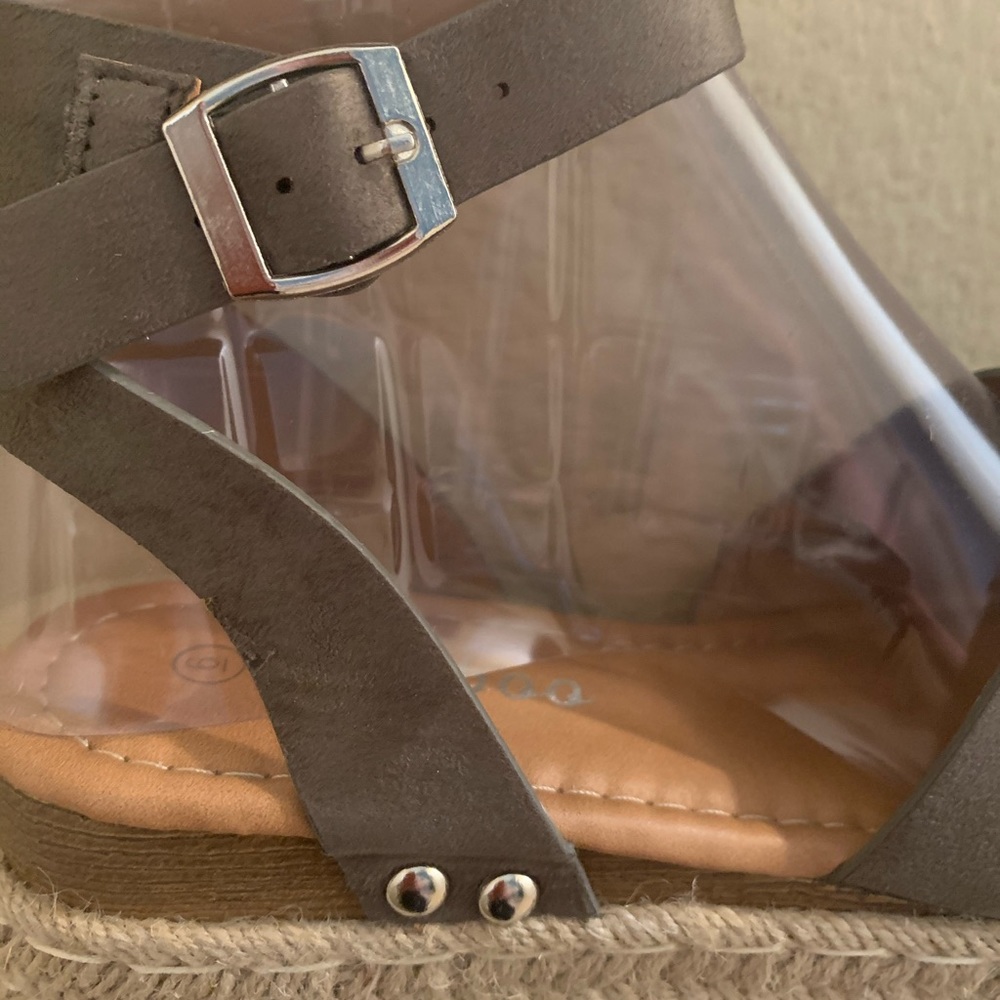 Espadrille Ankle Strap Platform Sandle - Picture 4 of 4